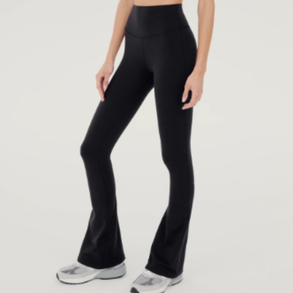 Splits59 Women's Black Raquel High Waist 32 Flare Legging Size Small S